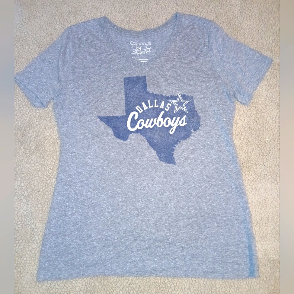 Dallas Cowboys Women's T Sz L VGUC